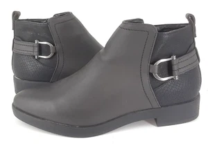 ESMARA Black Leather Ankle Boots by Heidi Klum size Women's US 7  - Casual - Bild 1 von 14