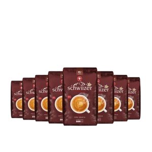schwiizer Schüümli crema, 1000g ganze Bohne 8er Pack