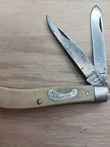 Vintage Trapper 1970s IMPERIAL #4323 "FRONTIER" 2 Blade Folding Knife - Picture 1 of 20