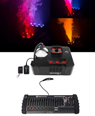 Chauvet DJ GEYSER P7 Fog Machine Fogger, RGBA+UV LED+384 Ch DMX Controller - Image 1 of 4