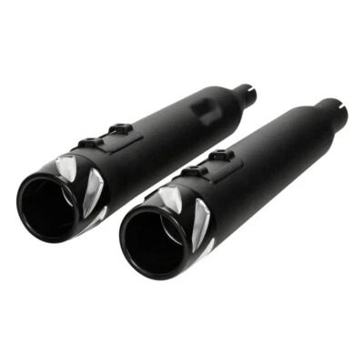 Silenciadores retos deslizantes de 4 pol. para Harley 2017-UP Touring Road Glide - Imagem 1 de 4