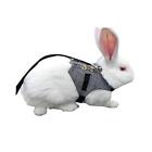  Rabbit Vest Harness and Leash Set Adjustable Formal Suit Style for Medium