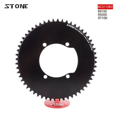 STONE Single Chainring BCD110 4 Arm for SHIMANO R8100 DA R9200 Road Bike Ring - Image 1 of 4