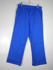 ALL HEART BASICS SCRUB PANTS 2 POCKETS ON FRONT- ROYAL BLUE-6XL - Picture 1 of 5