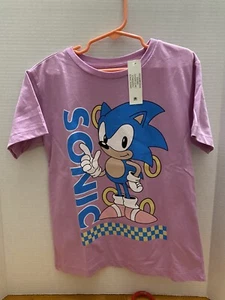 Sonic the hedgehog girls T- shirt Size Small (6-6X) - Picture 1 of 4