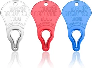 Tick Remover Tool 3 Pack, Suitable for Pets, Animals, and Humans, Portable Outdo - Picture 1 of 6