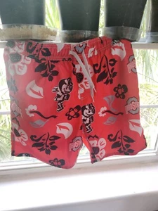 Ohio State Buckeyes shorts swim SMALL Mens College Floral trunks Wes Willy - Picture 1 of 5