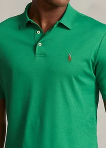NWT Men's Large Polo Ralph Lauren Shirt LIFEBOAT GREEN SMOOTH KNIT Classics $110 - Picture 1 of 5