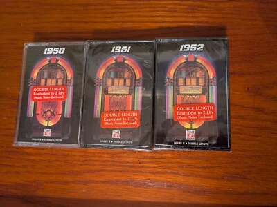 Time Life Music - 3 Cassettes 1950,1951,1952 - New Sealed - Image 1 of 2