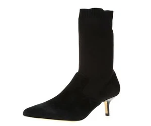 Halston Heritage 246009 Womens Annalise Glove Ankle Bootie Black Size 6 Medium - Picture 1 of 5