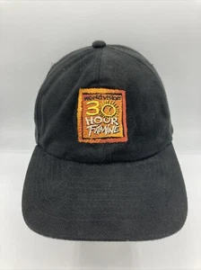 30 Hour Famine World Vision Baseball Cap w/ Adjustable Strap - Black - Picture 1 of 7