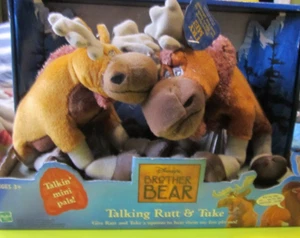 Brother Bear Disney Rutt & Tuke Talking Moose Plush 2003 - Picture 1 of 11