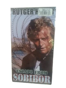 ESCAPE FROM SOBIBOR Sealed VHS Vintage 1987 WWII Anti Nazi War Film Rutger Hauer - Picture 1 of 6