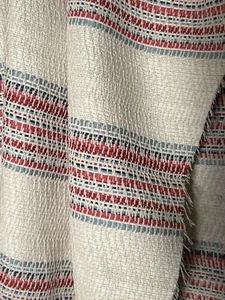 1Y Schumacher Bendita Stripe Indoor/Outdoor Rose Fabric Upholstery 36”x54” - Picture 1 of 5