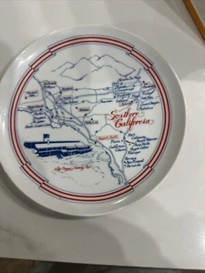 California Vineberge (südlich) 7,75" Teller Nancy Wayland Dick Meng Designs 1981 - Bild 1 von 10