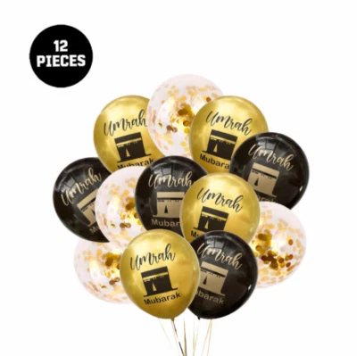 Umrah Mubarak Balloons Celebration Umrah Decorations Party Decor Umrah Party