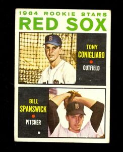 1964 Topps #287 Tony Conigliaro/Bill Spanswick Rookie Stars Boston Red Sox VG/EX