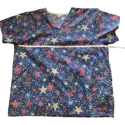 Women’s Scrubs X press Scrub Top. L. See Photos For Measurements. Free Shipping! - Image 1 of 3