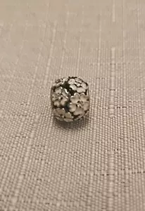 Genuine Pandora Pink Enamel Primrose Path Flower Charm ALE 925 - Picture 1 of 4