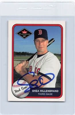 2001 Fleer Platinum #366 Shea Hillenbrand Red Sox Signed Auto *J984 - Image 1 of 2