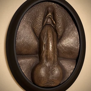 Erotic Cold Cast Bronze Sculpture: Adam & Eve - Picture 1 of 1