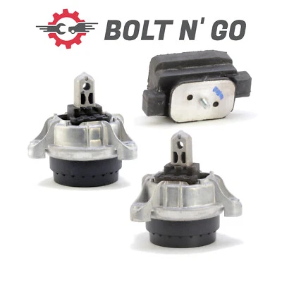 3PCS Engine Motor & Trans Mount Fits BMW 535i, 535i GT 640i 740Li  10-18 3.0L - Image 1 of 4