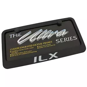 Acura ILX License Plate Frame (Black) - Picture 1 of 4
