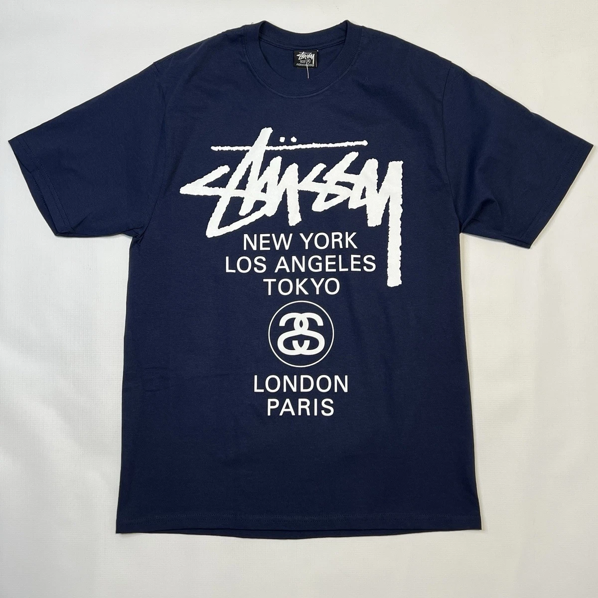 トップス 90's  OLD STUSSY   WORLD TOUR  S/S  TEE STUSSY 90s Vintage World Tour Black T-Shirt Rare | eBay