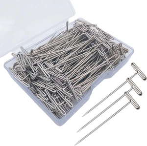 T Pins 150 Pack 1.5 Inch T-Pins Sewing Pin for Blocking Knitting, Straight Wig P - Picture 1 of 12