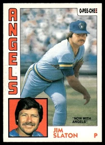 1984 O-Pee-Chee VTG OPC Baseball Jim Slaton California Angels #104 - Picture 1 of 2
