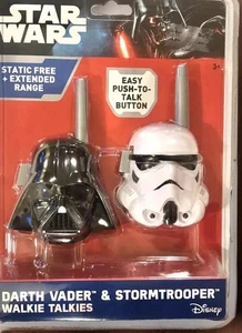 Disney “Star Wars” Walkie Talkies Darth Vader & Stormtroopers New - Picture 1 of 2