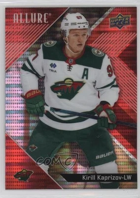 2024-25 Upper Deck Allure Red Rainbow Kirill Kaprizov #65 - Image 1 of 2