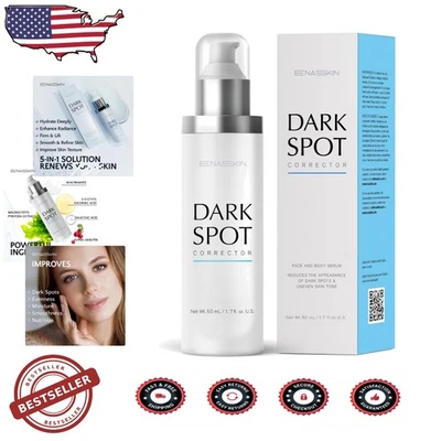 Eliminador de manchas oscuras iluminador para rostro y cuerpo - Resultados visibles en semanas, 1,7 OZ Foto 1 de 4