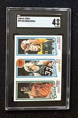 1980-81 Topps - #98 May - Bird - Sigma - SGC 4 - Image 1 of 2
