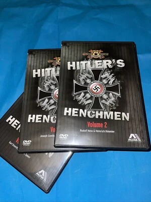 Hitler's Henchmen Volume 2 Adolf Hitler 3 x DVD Set Josef Mengele Eichmann - Image 1 of 4