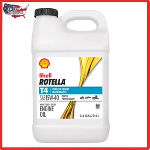 Shell ROTELLA T4 Triple Protection Diesel Conventional Engine Oil 15W-40 10 Quar - Picture 1 of 3