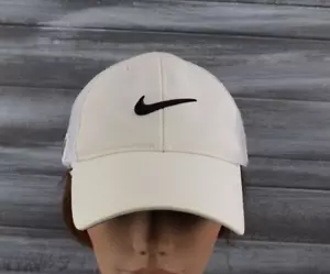 Nike Golf RZN VRS Flex Fit White Mesh Breathable Sz Small? Baseball Hat Cap - Picture 1 of 16
