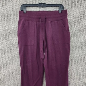 ATHLETIC WORKS Girl's Purple Leggings Drawstring Pockets Size S/CH (4-6) - Picture 1 of 6