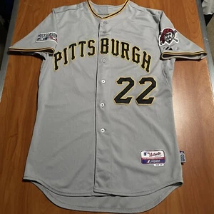 Majestic Authentic Andrew McCutchen Pittsburgh Pirates 2014 Postseason Jersey 44 - Picture 1 of 7