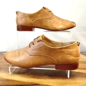 Frye Damen Leder Oxford Schuhe Größe 8,5 Beige 3474356 Preppy Elegant Business - Bild 1 von 13