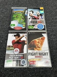 PSP Sony PlayStation Portable Bundle Bulk Lot x4 Video Game Pal - Picture 1 of 15