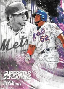 2018 Topps  YOENIS CESPEDES  Superstar Sensations - NEW YORK METS - #SSS-49 - Picture 1 of 1
