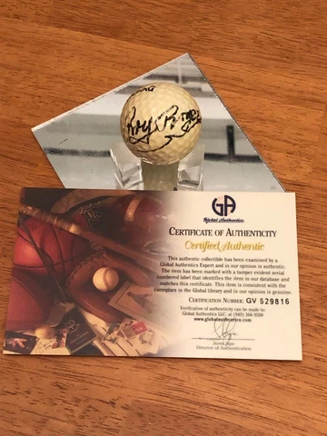 Roy Rogers King of the Cowboys Western Star RARE Signed Autograph Golf Ball GA Cover
