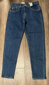 NWT Levis SilverTab Girls Youth Sz 12 REG Medium Wash Mini Mom Jeans Pants - Picture 1 of 3