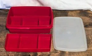 Stow N Go Tupperware Tuppercraft 767-13 Complete w/ Insert & Sealing Lid - Picture 1 of 10