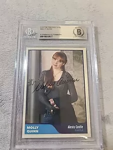 Molly Quinn Signed Card Castle Rare!! Alexis Castle - Picture 1 of 7
