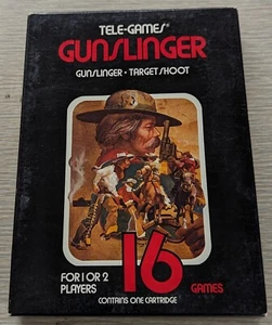 Vintage Gunslinger, Atari 2600 Complete CIB - Box & Manual - Picture 1 of 6