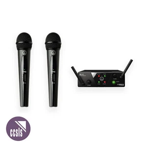 AKG WMS40 Mini Dual Handheld Wireless System US25-A/C 537.500/539.300 MHz - Picture 1 of 3