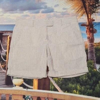 Pantalones cortos Theory a rayas talla 2 Foto 1 de 4