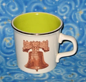 Taza de café vintage Taylor International EE. UU. Taza de té Americana Liberty Bell - Imagen 1 de 4